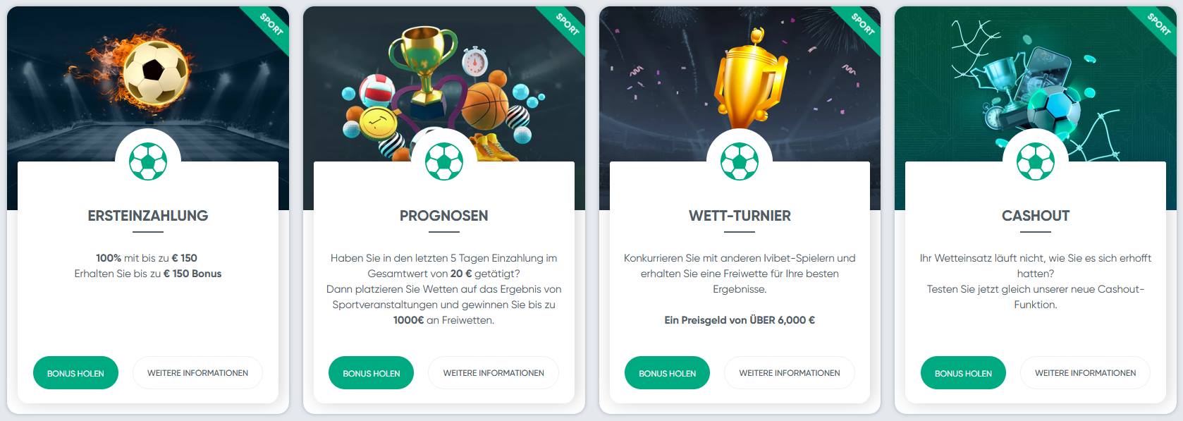 Die 4 Bonusse im Angebot